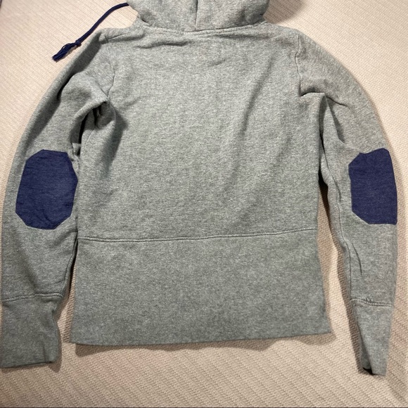 Under Armour Hooded Sweatshirt Hoodie with Elbow Patches - Picture 11 of 15
